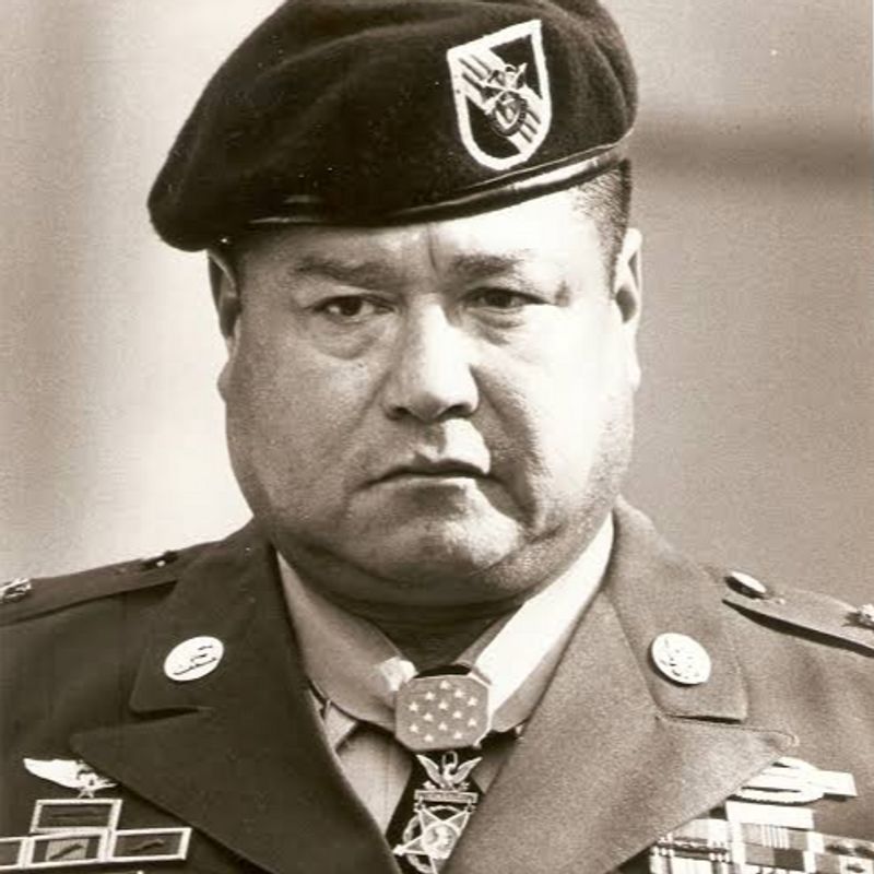 Master Sergeant Roy P. Benavidez, Medal of Honor recipient — U.S. Army photograph, public domain