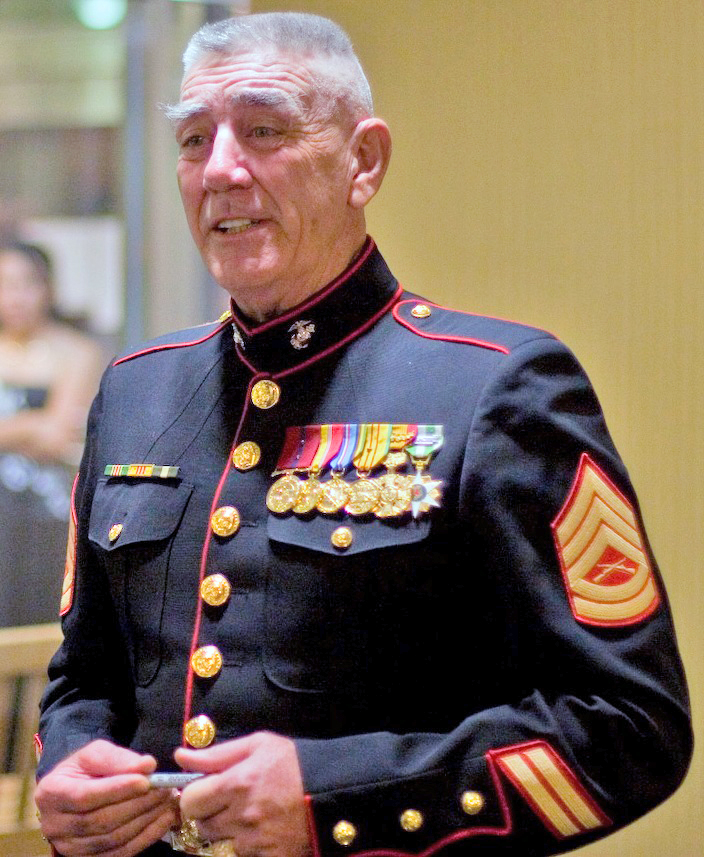 GySgt R. Lee Ermey in USMC Dress Blues
