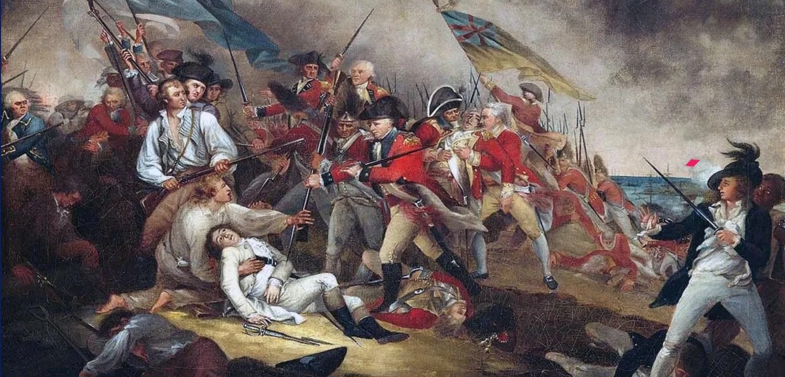 The Death of General Warren at the Battle of Bunker's Hill — John Trumbull, 1786